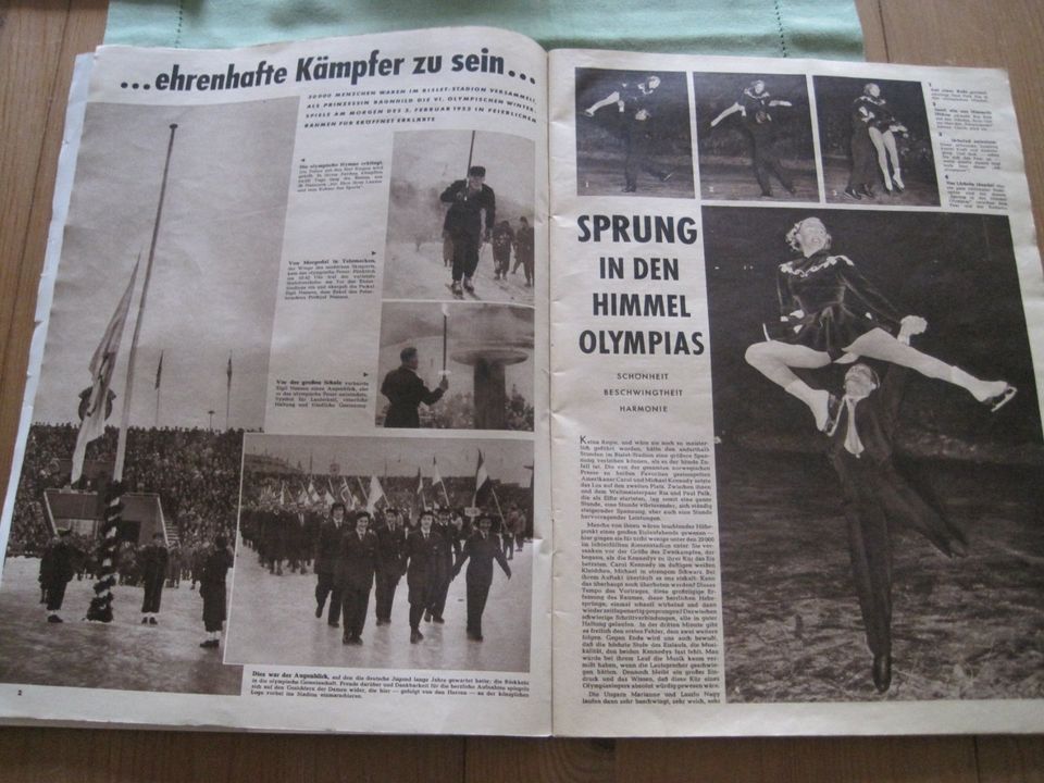 Olympia Oslo 1952 Zeitschrift in Isernhagen