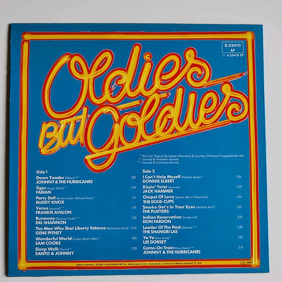 Vinyl-LP, Oldies But Goldies, Oldie-Sampler (blau) in Osnabrück