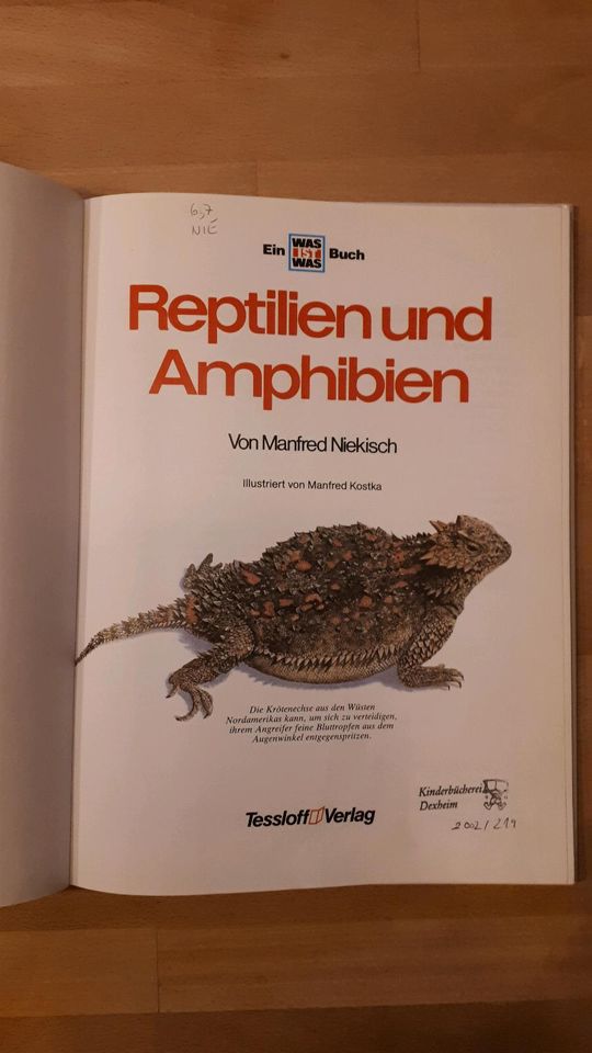 Was ist was Reptilien und Amphibien Band 20 in Dexheim