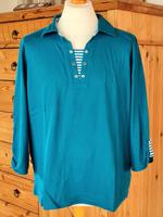 COLLECTION L 3/4 ARM POLO SHIRT LONGSLEEVE PETROL GRÜN 48/50 NEU! Hessen - Felsberg Vorschau