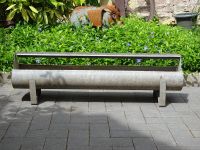 Geflügelfuttertrog Metall verzinkt Blumen Pflanztrog 98 cm Wiesbaden - Erbenheim Vorschau