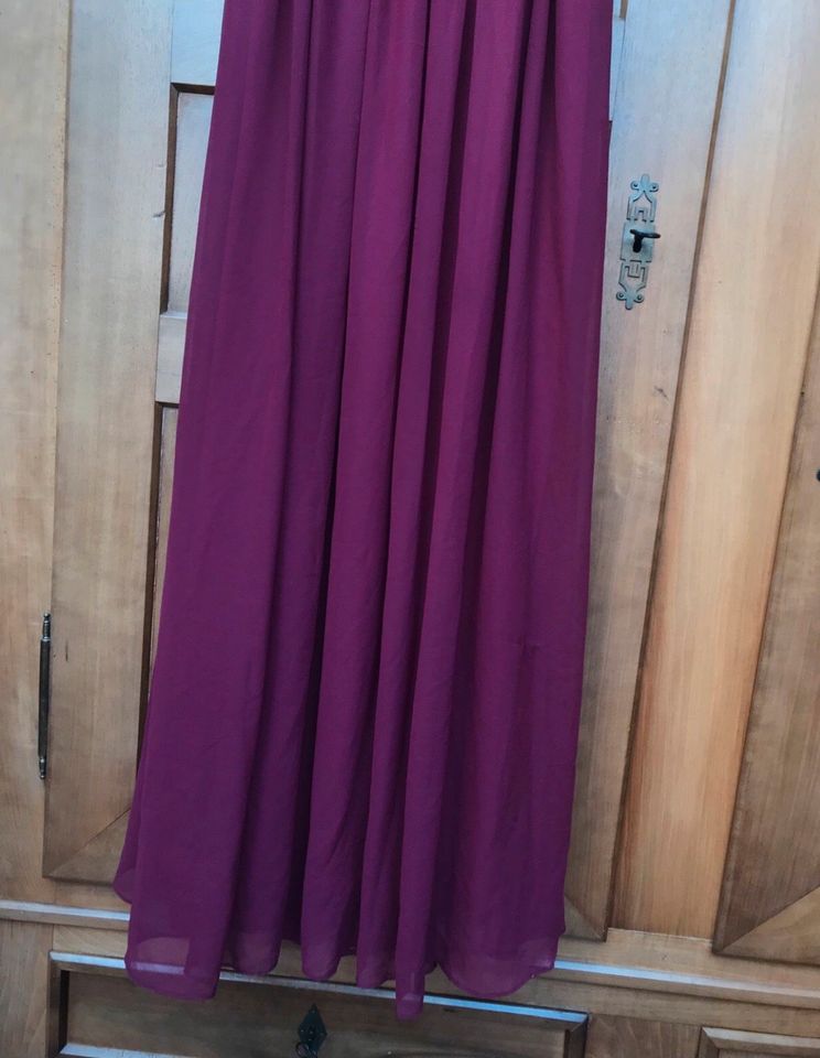 Abiball/Abschlussball/Abendkleid/Ballkleid, Bordeaux-Rot, 40/L in Homburg