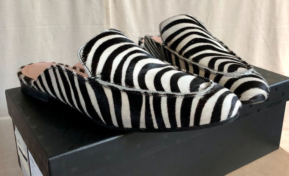 MARC CAIN mules schlappen animal leder slipper 38 in Bremen