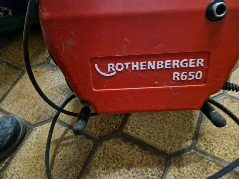 Rothenberger R650 Rohrreinigungsmaschine keine R600 in Marsberg