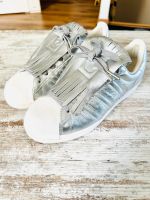 Adidas Superstar Fringe silber weiß Leder Sneaker 1/3 120€ wNEU Sachsen - Chemnitz Vorschau