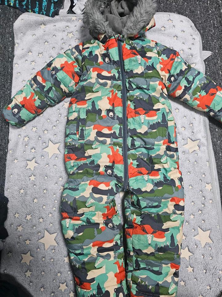 Next Schneeoverall Bär gr. 116   sehr warm gefüttert in Meuselwitz