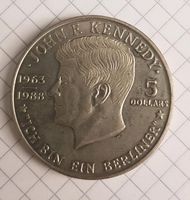 John F. Kennedy 5 Dollar Münze " Ich bin ein Berliner" 1988 Nordrhein-Westfalen - Sankt Augustin Vorschau