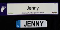 Autoschild „Jenny“ *wie neu* ~ Namenschild fürs Auto Rheinland-Pfalz - Zweibrücken Vorschau