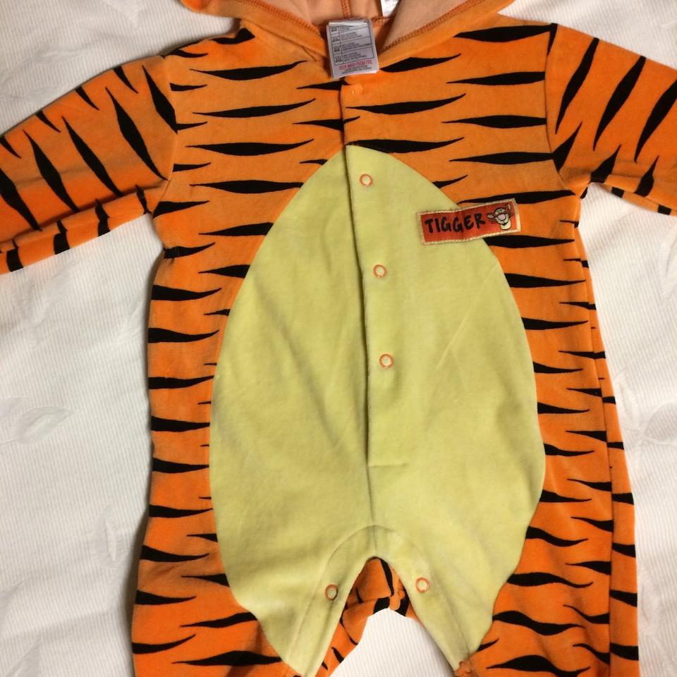 DISNEY TIGGER Gr. 74 80 Strampler Anzug Kapuze Ohren NEUwertig in Herford