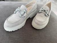 Gabor Damen Slipper Halbschuh | Gr 6½ (40) | Hellgrau | Neuwertig Rheinland-Pfalz - Melsbach Vorschau