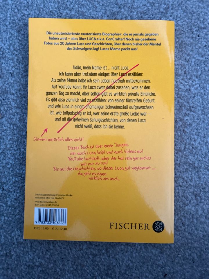 LaserLuca / ConCrafter Buch Biographie in Delmenhorst