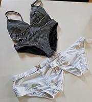 Bikini Set Gr42/44, weiss & gestreift, C&A Bayern - Abensberg Vorschau