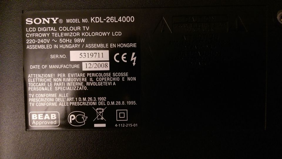 Sony LCD Fernseher 65cm HDMI TV Playstation Atari Retro Gaming in Köln