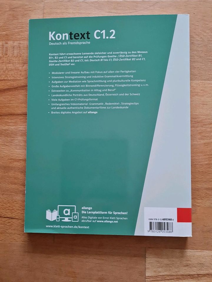 "Kontext" C1.2, Deutsch als Fremdsprache, Kurs-und Übungsbuch in Essen