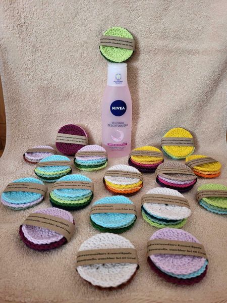 Kosmetikpads gehäkelt,100 % Baumwolle, waschbar bei 60 Grad in Bayern -  Steinwiesen | eBay Kleinanzeigen ist jetzt Kleinanzeigen