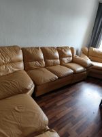 Sofa mit sehr gutem Leder, original, 8 Sitzer zu verkaufen 700€ I Berlin - Pankow Vorschau