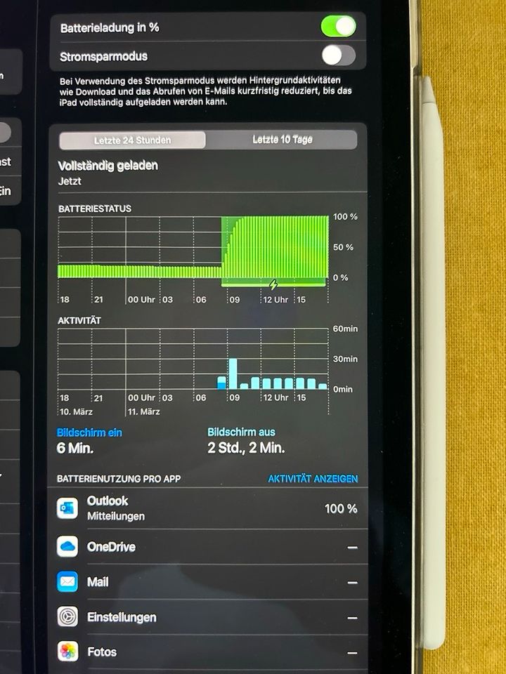 iPad Pro 11 (2021) 3. Generation 128 - WLAN Grau in Reichenbach an der Fils