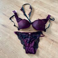 Hunkemöller BH Push-Up Slip Spitze Schleife Steinbesatz lila Nordrhein-Westfalen - Herne Vorschau