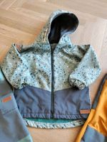 Dreckspatz etsy Softshelljacke warm Fleeceabseite grün Blätter Bayern - Schongau Vorschau