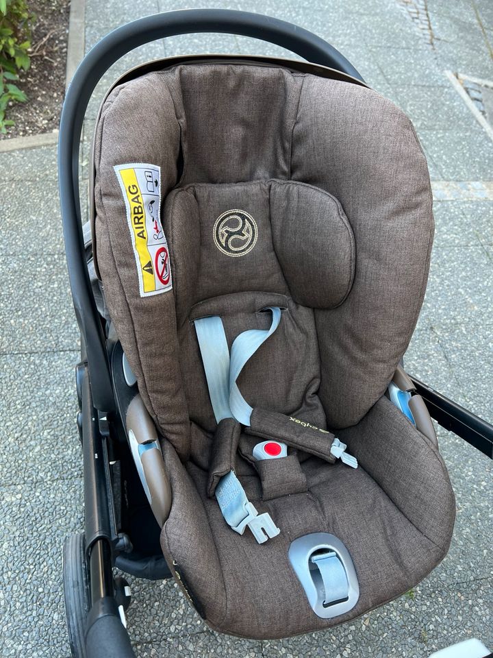 Geschwisterwagen Cybex Gazelle S in soho grey in Landshut