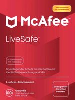 McAfee LiveSafe. 1 Jahres Abo. Unbegrenzt. Neu. Niedersachsen - Zur Schunterquelle Vorschau
