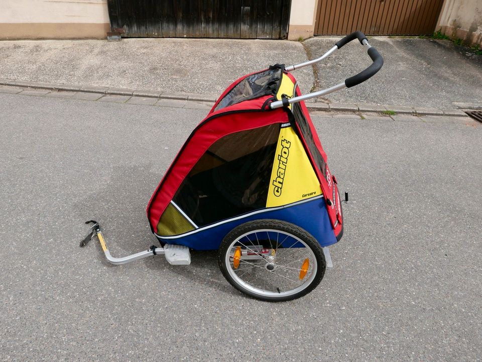 Fahrradanhänger chariot corsaire + Jogger Kit (super Zustand) in Kammerstein