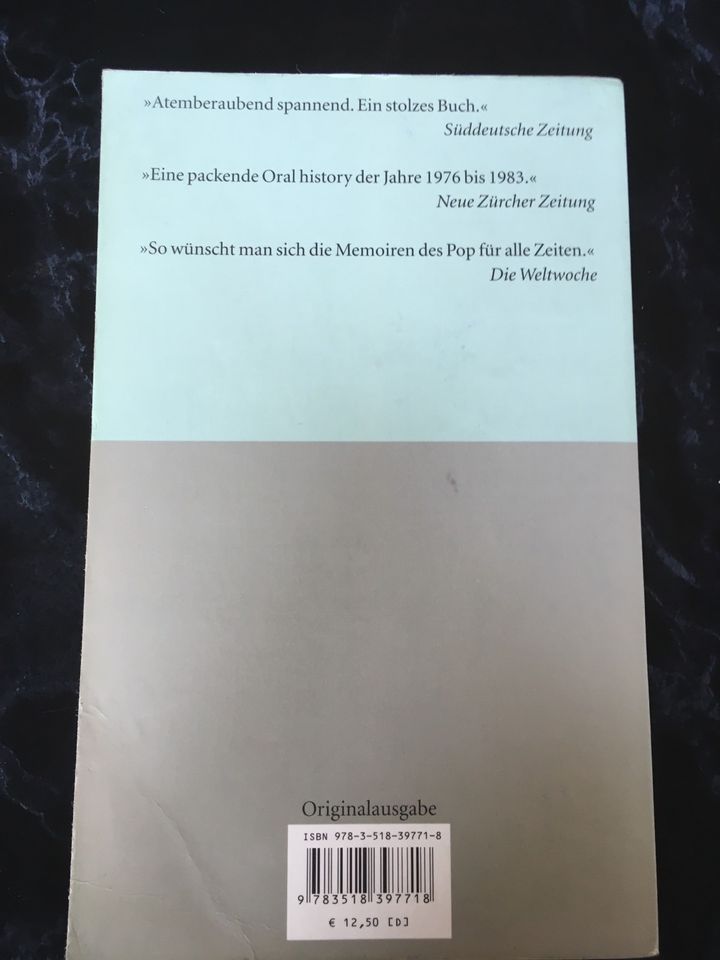 Verschwende deine Jugend Jürgen Teipel BucH Doku-Roman in Leipzig