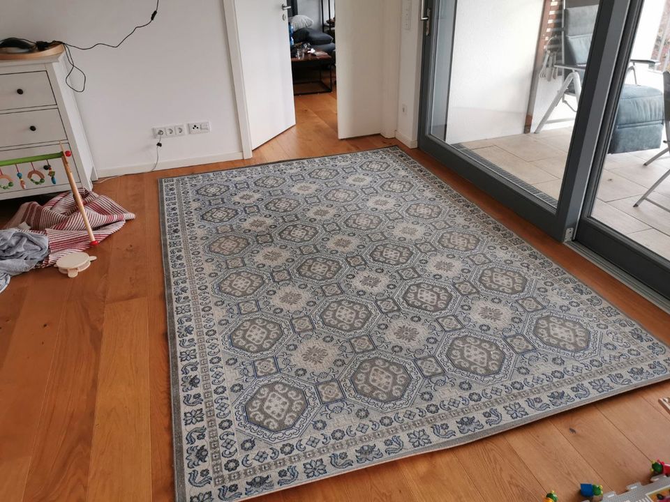 XXL Perser Teppich | Grau, Blau, Beige | 200 cm x 300 cm in Kronberg im Taunus