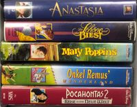 VHS Kassetten Paket mit 5 Filmen Kinderfilme Disney Baden-Württemberg - Ilshofen Vorschau