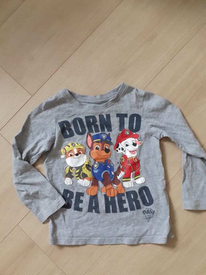 LA-Shirt Gr. 98 104 C&A Paw Patrol, grau, € 2,50 in Lohr (Main)