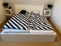 Malm Bett hoch in weiß Niedersachsen - Oldenburg Vorschau
