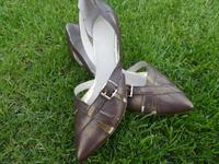 MANAS  Pumps (Leder)  braungold Gr. 38 Vahr - Neue Vahr Südost Vorschau