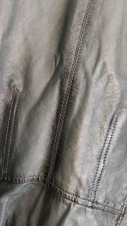 Gipsy Lederjacke Damen Grün Olive Leder Gr L Neu mit Etikett in Waldbronn