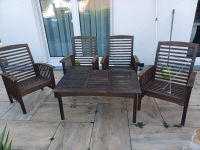 Garten Lounge, Tisch+2 Stühle, Holz, sollte dringend geholt werde Baden-Württemberg - Neuweiler Vorschau