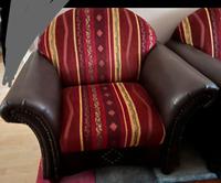 Retro Sessel mit 2 Sofa im  kolonial still . 4 Kissen Bayern - Bamberg Vorschau