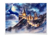 Postkarte Hogwarts, Serie Harry Potter Brandenburg - Potsdam Vorschau