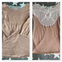 Shirt altrosa gehäkelt M L Rosé Pullover dünn Neu Kr. München - Feldkirchen Vorschau