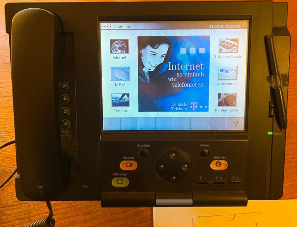 ScreenPhone Telekom ISDN-Telefon, Sammlerstück, Prototyp in Erftstadt