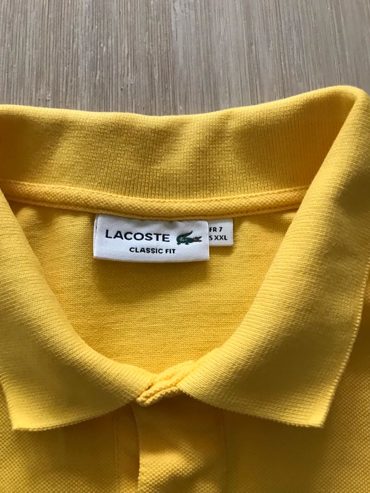 Lacoste Polohemd gelb Gr. XXL Classic Fit in Köln