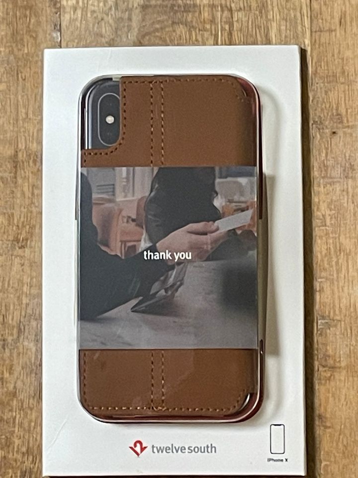 Neu❤️Iphone X Handyhülle braun in Möhrendorf