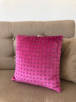 Kissen mit Füllung Fuchsia Pink Lila Gold 40x40cm Hessen - Langen (Hessen) Vorschau