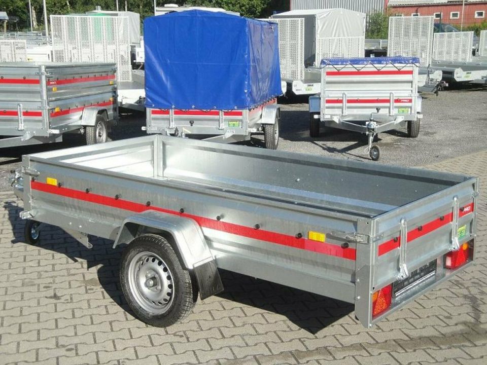 750kg Anhänger 2,30x1,25x0,41m Neu Kastenanhänger nicht gebraucht in Marl