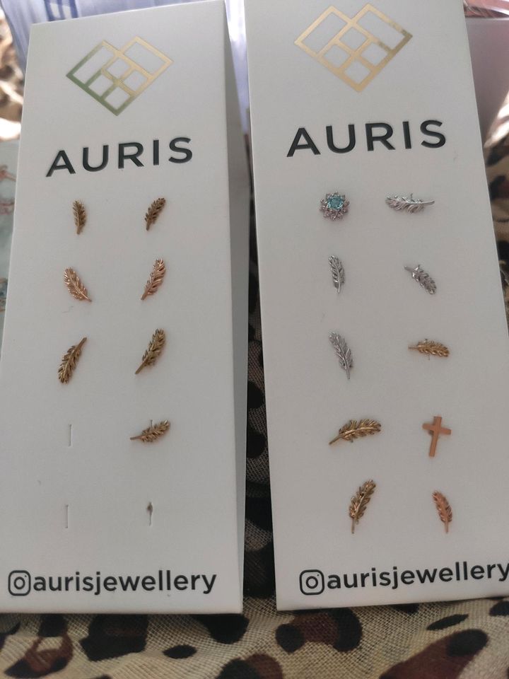 Luxus Piercings 14k Gold / Weißgold / Auris Jewellery / NEU in Frankfurt am Main