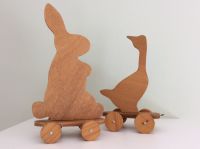 Nachziehtier Spiezeug Holz Hase Holz DIY Rheinland-Pfalz - Mainz Vorschau