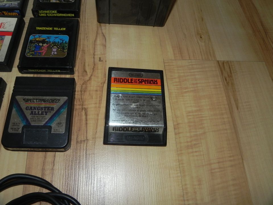 2x Atari 2600 mit 13 Spielen 3x Controller Retro Konsole in Quickborn