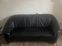 Sofa mit 2 sesseln, fußhocker! Leder Baden-Württemberg - Blumberg Vorschau