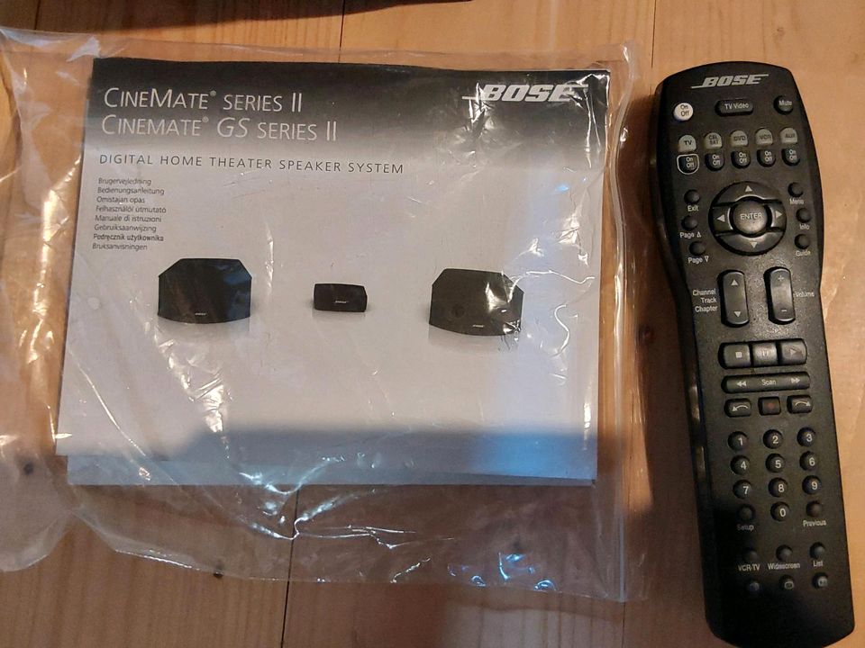 Bose CineMate GS Series II/ Serie 2 - Digitales Heimkino in Karlshagen