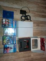 Playstation 4 PS4 Bundle 6 Spiele,  Festplatte, Scuff Controller Sachsen - Großenhain Vorschau