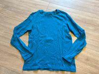 C&A Langarmshirt Gr. 158 164 blau uni Shirt Brandenburg - Baruth / Mark Vorschau