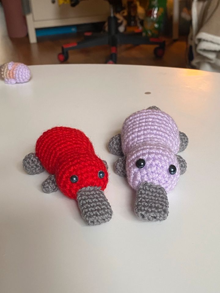 Schnabeltier Amigurumi gehäkelt in Dresden